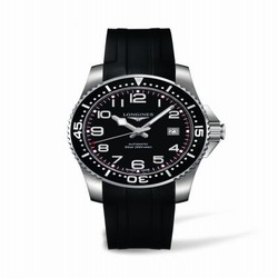 Longines Hydroconquest Automatic 41 Black Rubber L3.695.4.53.2