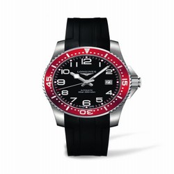 Longines Hydroconquest Automatic 41 Red Rubber L3.695.4.59.2