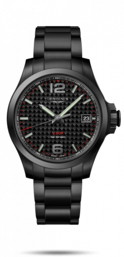 Longines Conquest V.H.P. 41 PVD / Carbon / Bracelet L3.716.2.66.6