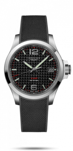 Longines Conquest V.H.P. 41 Stainless Steel / Carbon / Rubber L3.716.4.66.9