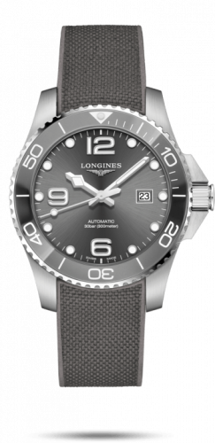 Longines HydroConquest 43 Automatic Stainless Steel / Ceramic / Grey / Rubber L3.782.4.76.9