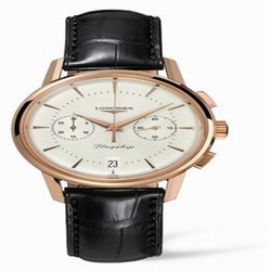Longines Flagship Heritage Chronograph Pink Gold L4.756.8.72.2