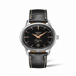 Longines Heritage Flagship Stainless Steel / Black L4.795.4.58.0