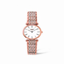 Longines La Grande Classique Quartz 24 Two Tone Pink Roman L4.209.1.11.7