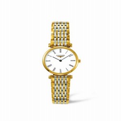 Longines La Grande Classique Quartz 24 Two Tone Yellow Roman L4.209.2.11.7