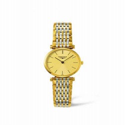 Longines La Grande Classique Quartz 24 Two Tone Yellow Stick L4.209.2.32.7