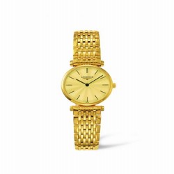 Longines La Grande Classique Quartz 24 Yellow Guilloche L4.209.2.42.8