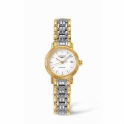 Longines Presence 25.5 Automatic Yellow Stick Bracelet Two Tone L4.221.2.18.7