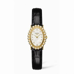 Longines Prestige Gold Oval 21.3 L4.224.7.88.2