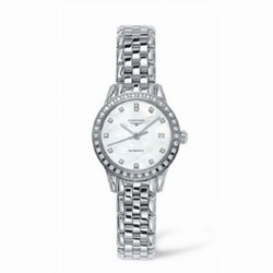 Longines Flagship 26 Automatic Diamond Bezel MOP L4.274.0.87.6