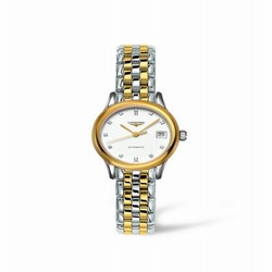 Longines Flagship 26 Automatic Two Tone White Diamond L4.274.3.27.7