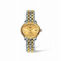 Longines Flagship 26 Automatic Two Tone Champagne L4.274.3.32.7