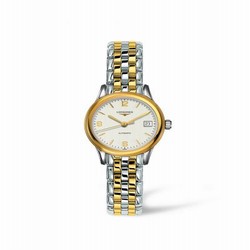 Longines Flagship 26 Automatic Two Tone Cream L4.274.3.76.7