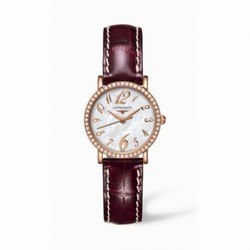 Longines Presence 26.8 Quartz Pink Gold Diamond L4.279.9.83.2