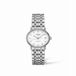 Longines Presence Automatic 25.5mm Stainless Steel / White / Bracelet L4.321.4.12.6