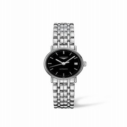 Longines Presence Automatic 25.5mm Stainless Steel / Black / Bracelet L4.321.4.52.6