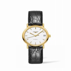 Longines Presence Automatic 30mm Stainless Steel / PVD Gold / White L4.322.2.12.2