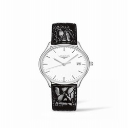 Longines Lyre Quartz 32 Stainless Steel / White / Strap L4.359.4.12.2