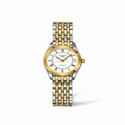 Longines La Grande Classique Automatic 25 Stainless Steel / Yellow Gold PVD / White L4.398.3.11.7