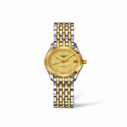 Longines La Grande Classique Automatic 25 Stainless Steel / Yellow Gold PVD / Champagne L4.398.3.37.7