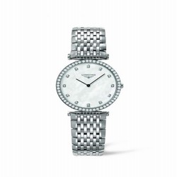 Longines La Grande Classique Quartz 29 Diamond Bezel L4.513.0.87.6