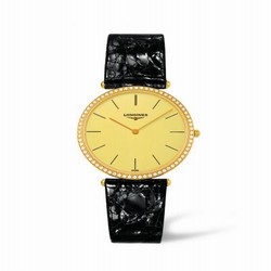 Longines La Grande Classique 33 Quartz Gold Diamond L4.691.7.32.0