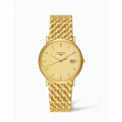 Longines Presence 34 Quartz Gold L4.777.6.32.6