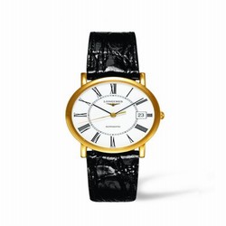 Longines Presence 34.5 Automatic Gold L4.778.6.11.0