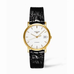 Longines Presence 34.5 Automatic Gold L4.778.6.12.2