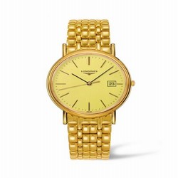Longines Presence 38.5 Quartz Yellow Stick Yellow Bracelet L4.790.2.32.8