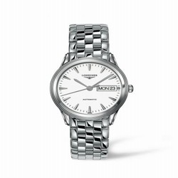 Longines Flagship 35.6 Day Date Stainless Steel L4.799.4.12.6
