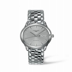 Longines Flagship 35.6 Day Date Stainless Steel L4.799.4.72.6