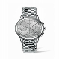 Longines Flagship Chronograph Silver L4.803.4.72.6