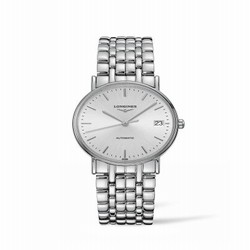 Longines Presence Automatic 34.5mm Stainless Steel / Silver / Bracelet L4.821.4.72.6