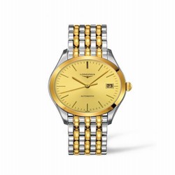 Longines La Grande Classique Automatic 36 Stainless Steel / Yellow Gold PVD / Champagne L4.898.3.32.7