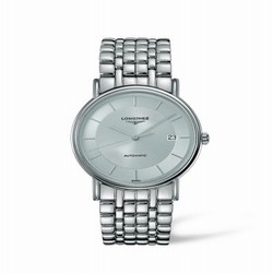 Longines Presence 38.5 Automatic Stainless Steel / Silver / Bracelet L4.921.4.78.6
