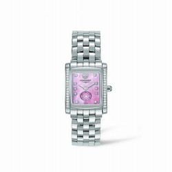 Longines DolceVita 20 Quartz Stainless Steel Diamond Pink L5.155.0.93.6