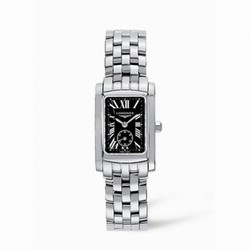 Longines DolceVita 20 Quartz Stainless Steel Black Roman L5.155.4.79.6
