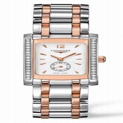 Longines DolceVita 20 Quartz Two Tone Pink Diamond L5.155.5.19.7