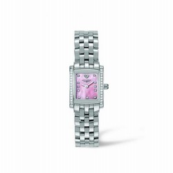 Longines DolceVita 16 Quartz Stainless Steel Diamond Pink L5.158.0.93.6