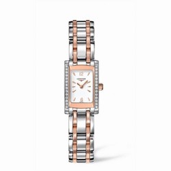 Longines DolceVita 16 Quartz Two Tone Pink L5.158.5.19.7