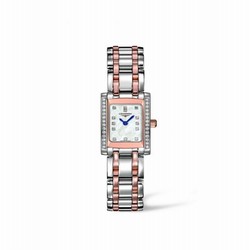 Longines DolceVita 16 Quartz Two Tone Pink Diamond L5.158.5.89.7