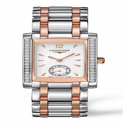 Longines DolceVita 22 Quartz Two Tone Pink Diamond L5.502.5.19.7