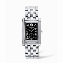 Longines DolceVita 26 Quartz Stainless Steel Black Roman L5.655.4.79.6