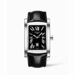 Longines DolceVita XL Stainless Steel Black Roman L5.686.4.79.3