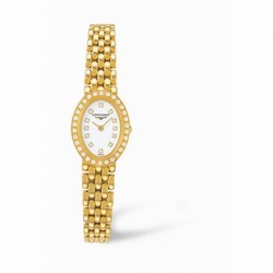 Longines Prestige Gold 15 Oval Diamond L6.110.7.27.6