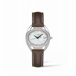 Longines Equestrian Horseshoe 26 Diamond / MOP L6.136.0.87.2