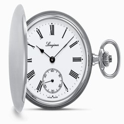 Longines Heritage Pocket Watch Roman Hunter L7.012.4.21.1