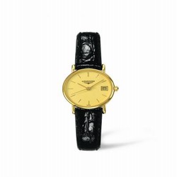 Longines Presence 23.5 Quartz Gold Yellow Stick L7.490.6.32.0