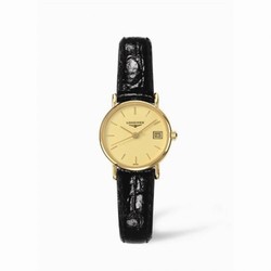 Longines Presence 23.5 Quartz Gold Yellow Stick L7.490.6.32.2